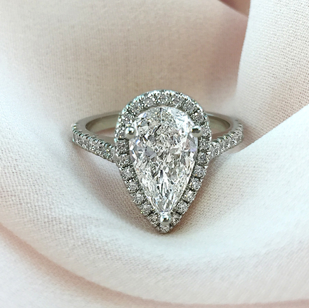 Pear Shape Diamond Ring