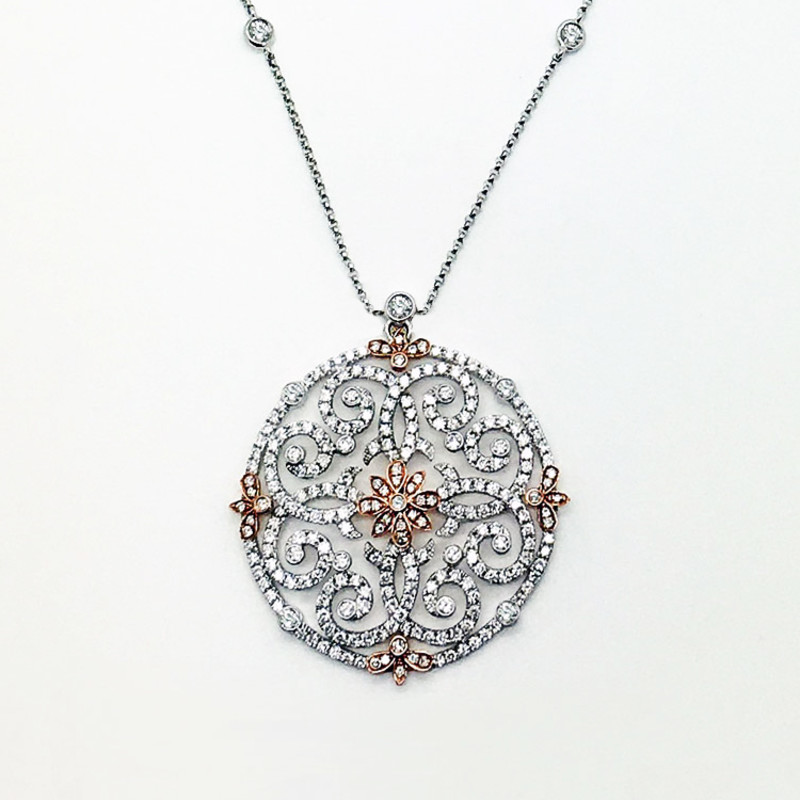 Vintage-Inspired Medallion Necklace
