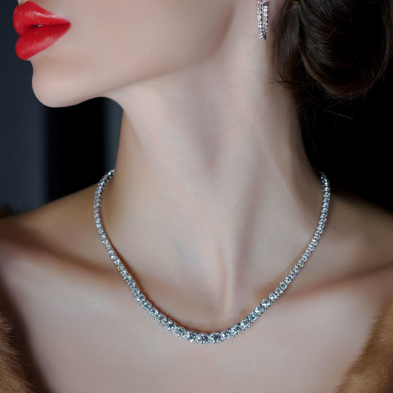 Diamond Row Necklace