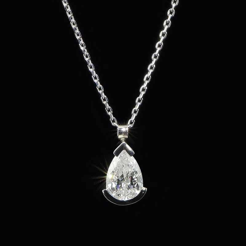 Floating Pear Diamond