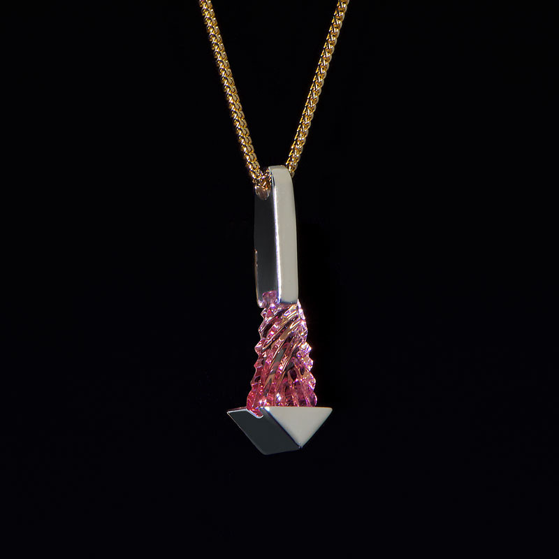 Floating Pink Tourmaline