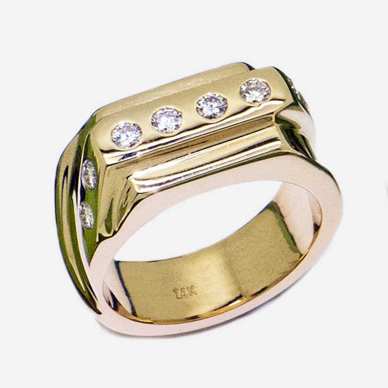 Men's Diamond Terrace Ring