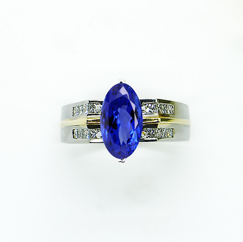 Philippe Medawar Custom Tanzanite Ring