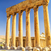 Ancient Columns in Lebanon